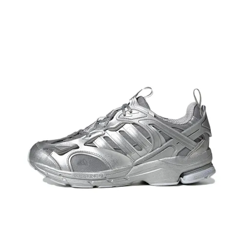Adidas Spiritain 2000 Slip-resistant Abrasion-resistant Low Top Casual Running Shoes Unisex Silver Adidas Spiritain 2000 Противоскользящий Устойчивый к истиранию Низкий Топ Повседневные Беговые Кроссовки Унисекс Серебряный