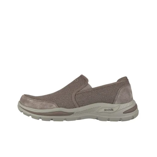 Skechers Arch Fit Motley Low Топ Повседневная обувь Мужская Светлый хаки