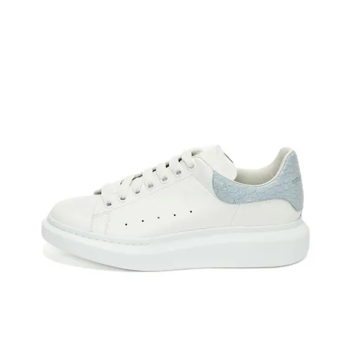 Alexander McQueen Oversized Sneaker Low Топ Стильные Скейтбординги Мужской Синий Белый