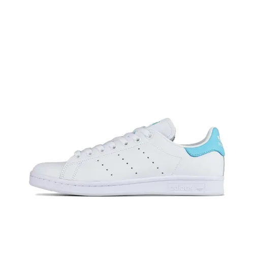 Adidas Originals Stan Smith Slip-Resistant Shock Absorbers Low Top Skateboard Shoes Unisex White Blue