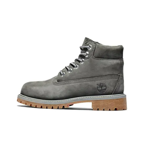Timberland Детские кожаные сапоги для школьного возраста