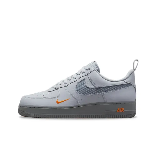 Nike Air FORCE 1 Low Топ Скейтборд Кроссовки Мужские Серые