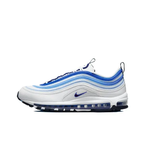 Nike Air Max 97 Low Топ Повседневные Беговые Кроссовки Мужские Белые Синие