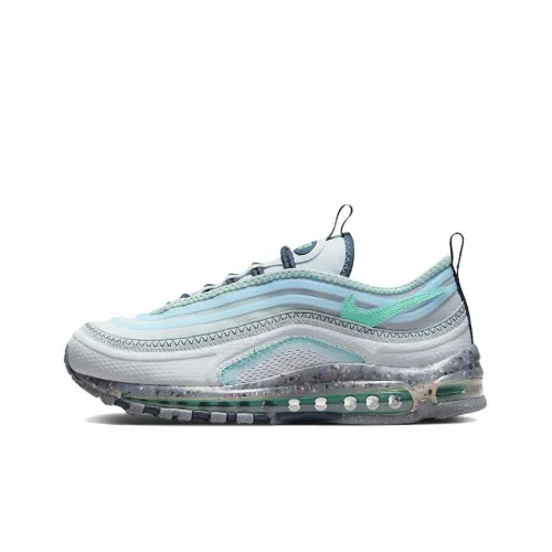 Nike Air Max 97 Low Беговые кроссовки Мужские Синие Зеленые Terrascape