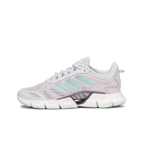 Adidas Climacool Устойчивый к истиранию Низкий Топ Повседневные Беговые кроссовки Женские Белый Синий Фиолетовый