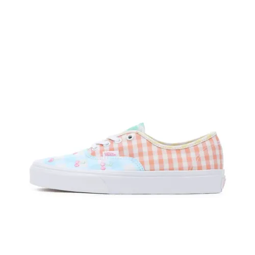 VANS Authentic Low Top Скейтборд Кроссовки Унисекс Синий Розовый