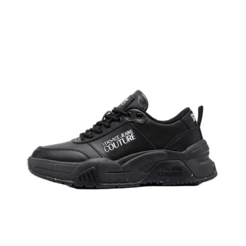 VERSACE Jeans Couture Низкий топ Повседневная обувь Женская Черный