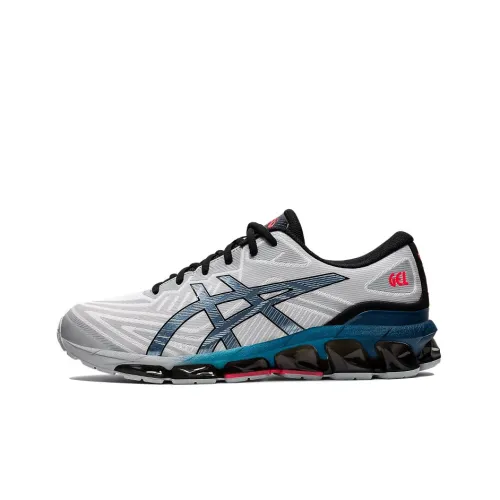 Asics Gel Quantum 7 Low Топ Повседневные Беговые Кроссовки Мужские Белые Синие