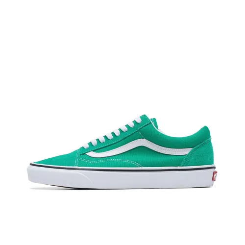 VANS Old Skool Collection Низкие Кроссовки для скейтбординга Унисекс Зеленый Белый