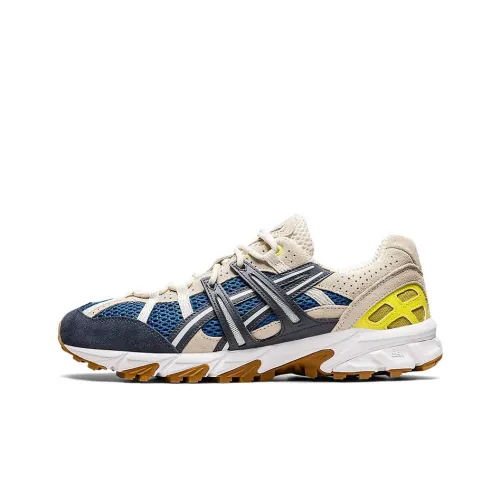 Asics Gel Sonoma 15 50 Амортизация Устойчивость к истиранию Дышащие Низкие Кроссовки для бега по пересеченной местности Мужские Серый Бежевый