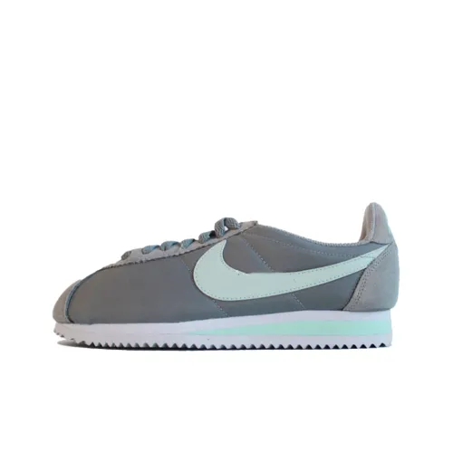 nike Cortez Slip Resistant Abrasion Resistant Легкий Низкий Топ Марафон Беговые кроссовки Женские Серый