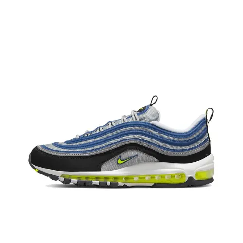Nike Air Max 97 Low Топ Тренировочные Беговые Кроссовки Мужские Черные Синие Зеленые