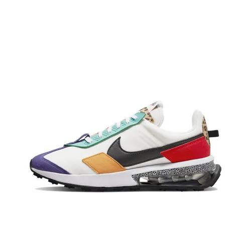 Nike Air Max Pre Day Low Топ Кэжуал Женские Белый Черный Красный