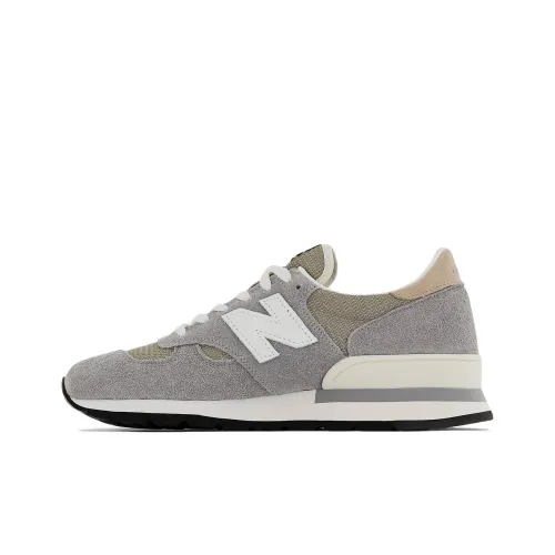 New Balance NB 990 V1 Low Топ Повседневный Городской Коммутер Беговые кроссовки Мужской Серый