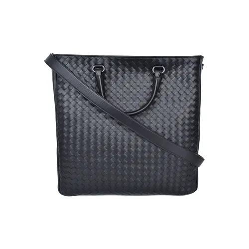 Bottega Veneta Сумка из коровьей кожи одно плечо мужской черный