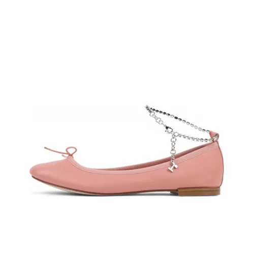 Repetto Saba Планшет Mary Jane Туфли Женские Розовые