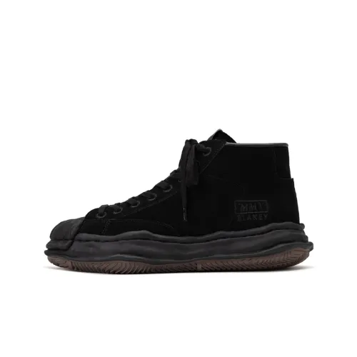 BED JW FORD X MIHARA YASUHIRO Blakey Высокие Топы Стильные Скейтбординги Унисекс Черный