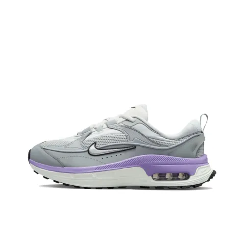Nike Air Max Bliss Low Top Повседневные Беговые Кроссовки Женские Серый Фиолетовый