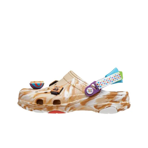 Crocs Сабо Унисекс Белый Фиолетовый Оранжевый