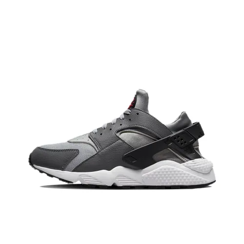 Nike Air Huarache Амортизаторы Shock противоскользящие устойчивые к истиранию легкие низкий топ беговые кроссовки мужские серый черный