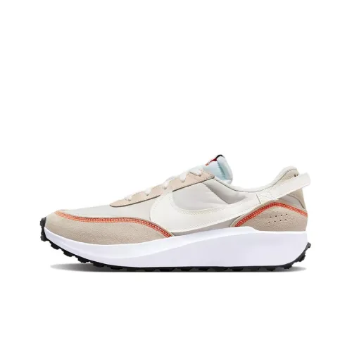 nike Waffle Debut Амортизаторы Shock Absorbers Противоскользящие Устойчивые к истиранию Низкий Топ Повседневная обувь Мужская Парусный Белый