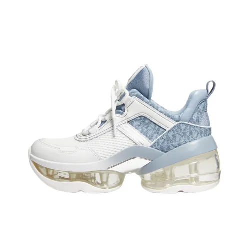 MICHAEL KORS MID Топ Повседневная обувь Женская Белый Синий