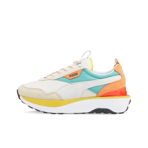 PUMA Cruise Rider Trainer Low Топ Повседневная обувь Женская Оранжевый Синий Белый