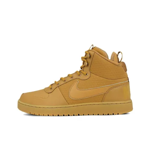 nike Court Borough MID Топ Кроссовки для скейтбординга Мужской Wheat