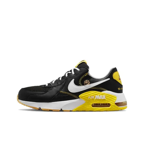 Nike Air Max Excee Low Топ Марафон Беговые кроссовки Мужской Черный Оранжевый
