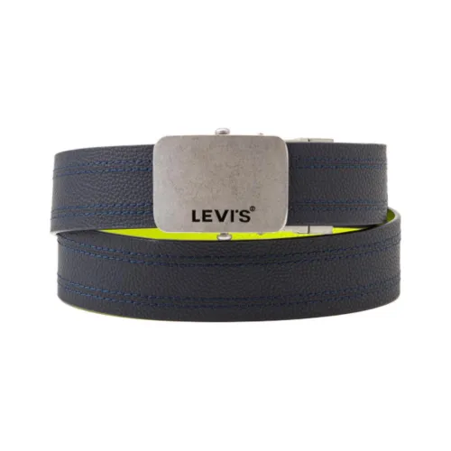 Levis Полиуретан ПУ (полиуретан) Металл Ремни Черный/Зеленый Мужской