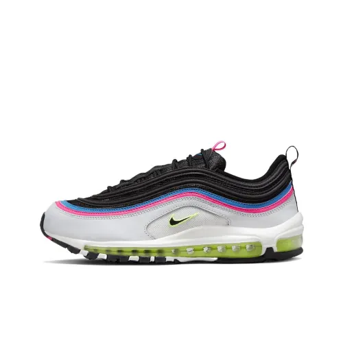Nike Air Max 97 Low Беговые кроссовки Мужские Черные Розовые