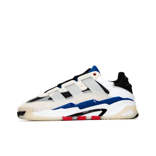 Adidas Originals Niteball Амортизация Устойчивый к истиранию Дышащий Низкий Верх Casual Унисекс Бежевый Белый Синий