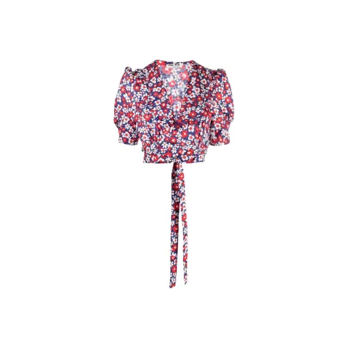 MIU MIU Красный Женские Короткие Топы