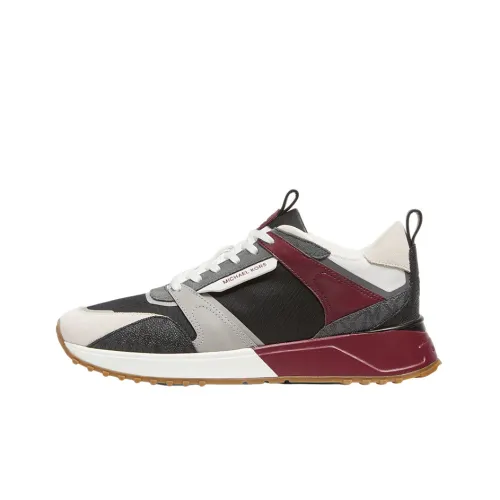 MICHAEL KORS Противоскользящий низкий топ Спортивная повседневная обувь Мужская Серый Красный