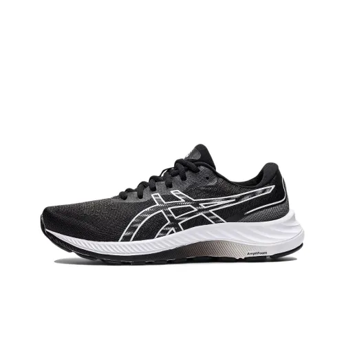 Asics Гель Excite 9 Low Топ Беговые кроссовки Женские Черный белый
