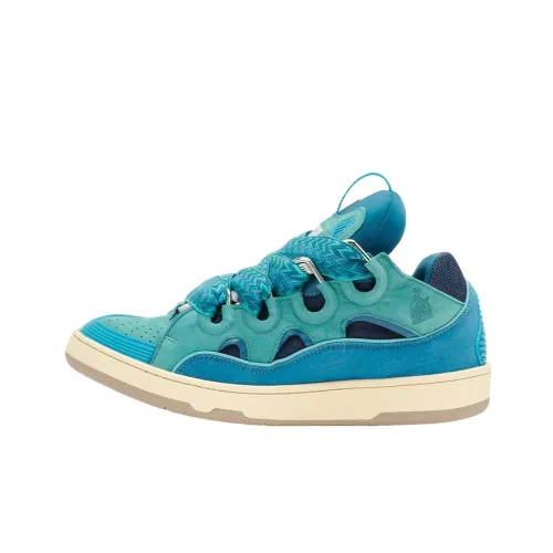 Lanvin Curb Low Топ Стильные Скейтбординги Мужской Синий