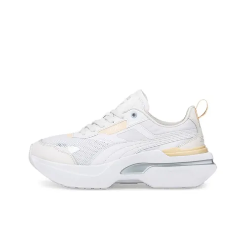 PUMA Kosmo Rider Low Топ Кэжуал Женские Белый Серый