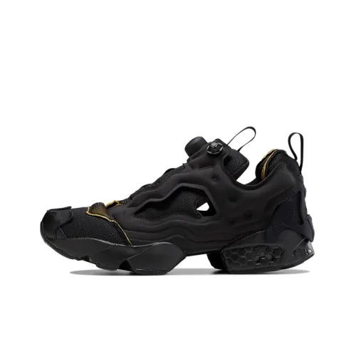 Maison Margiela x Reebok совместная линейка Instapump Fury Low Топ Повседневные Беговые кроссовки Унисекс Черный