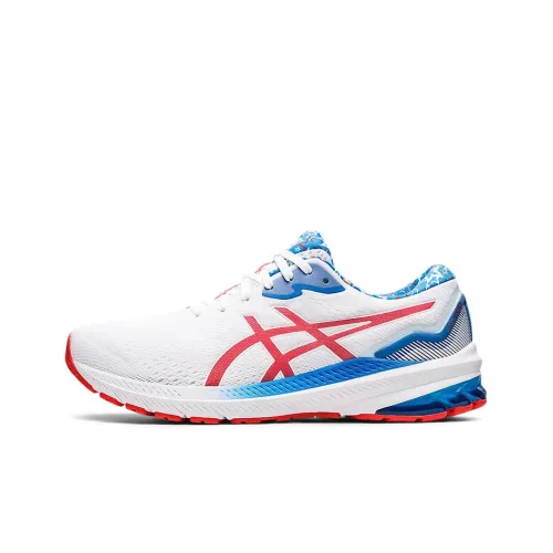 Asics GT 1000 11 Low Топ Беговые кроссовки Мужские Белый Красный