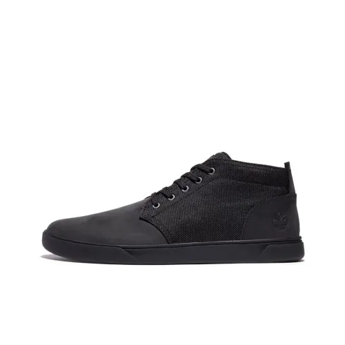 Timberland Chukka Slip-Resistant Abrasion-Resistant Low-Top Skateboard Shoes Men's Black Тимберленд Чука Антискользящие Устойчивые к Износу Низкие Кеды для Скейтбординга Мужские Черные