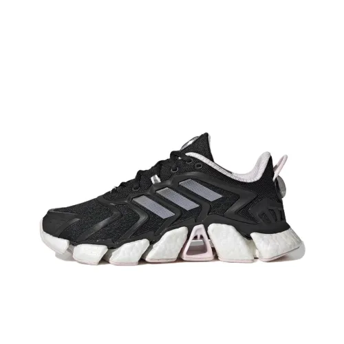 Adidas Climacool Boost Slip Resistant Abrasion Resistant Дышащий MID Топ Беговые кроссовки Женские Черно-розовый