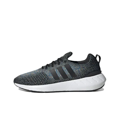 Adidas Originals Swift Run 22 Slip-resistant Abrasion-resistant Low Top Casual Running Shoes Unisex Black Adidas Originals Swift Run 22 Противоскользящий Устойчивый к истиранию Низкий Топ Повседневные Беговые Кроссовки Унисекс Черный