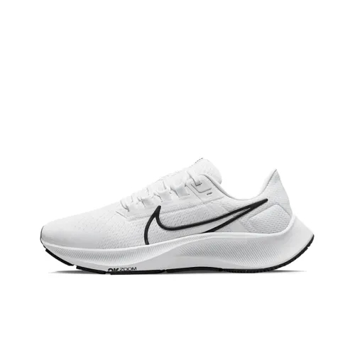 Nike Pegasus 38 Low Топ Беговые кроссовки Женские Белый Черный