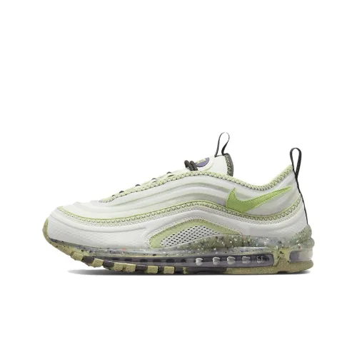 Nike Air Max 97 Low Топ Повседневные Беговые Кроссовки Мужские Белые Зеленые
