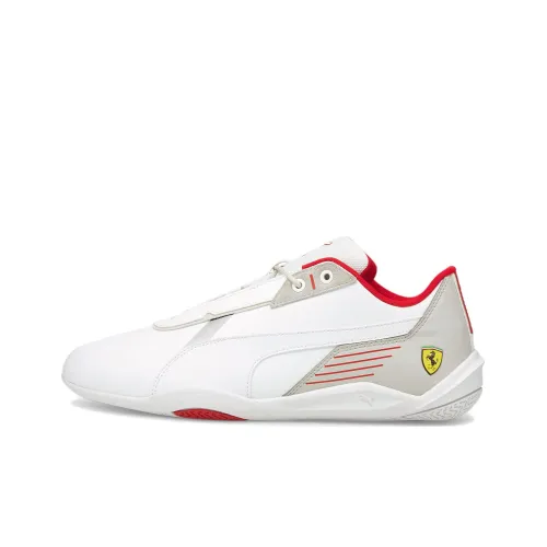 PUMA R Кошка Machina Амортизаторы Shock Absorbers Противоскользящие Устойчивые к истиранию Дышащие Низкие Беговые кроссовки Мужские Белый Красный