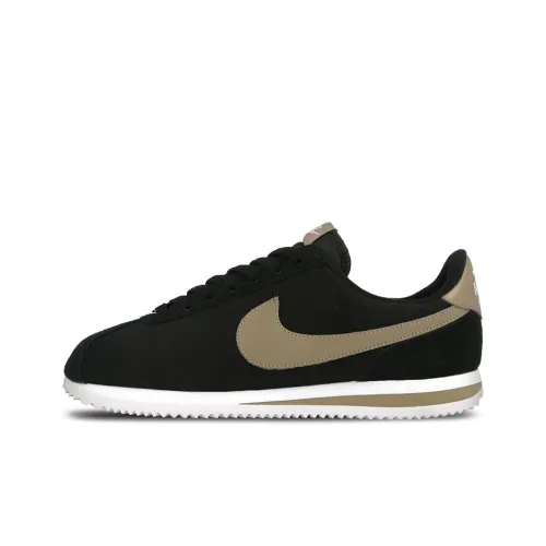 Nike Cortez Shock Absorbers Slip-Resistant Abrasion-Resistant Low Top Casual Running Shoes Men's Black Brown