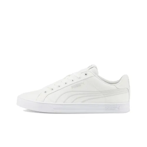 PUMA Smash Series Vulc V3 Lo CV Low Top Скейтборд Кроссовки Унисекс Белый