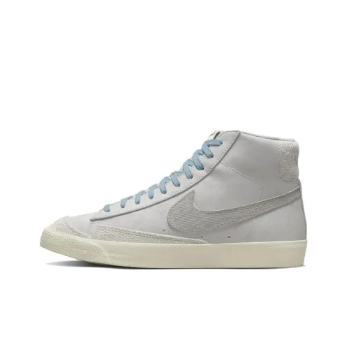 nike Blazer 77 PRM 'Certified Свежий' Противоскользящий Устойчивый к истиранию MID Топ Скейтборд Кроссовки Мужские Серый
