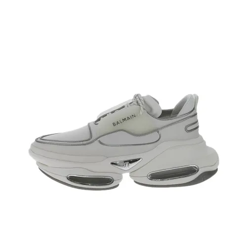 BALMAIN B Смелый Спортивные кроссовки Мужской Серый Белый