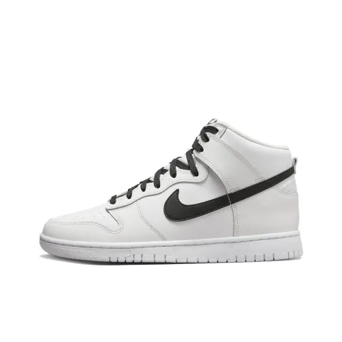 nike Dunk Белый Панда Износостойкий И Легкий Высокий Топ Скейтборд Кроссовки Мужские Белый Черный